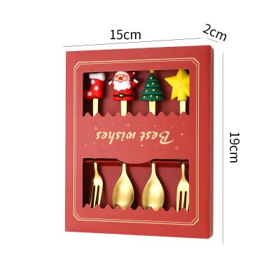 【聖誕餐具四件組】聖誕樹老人-節慶餐具禮物 商品圖片 6