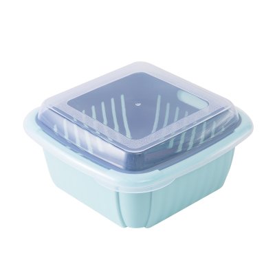 【雙層瀝水】保鮮籃-多功能洗菜盆 商品圖片 6