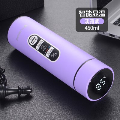 【LED溫顯】304保溫杯 - 智能觸控450ml 商品圖片 4