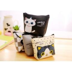 【貓咪造型】PU皮質零錢包 - 多功能鑰匙小包 商品圖片 2