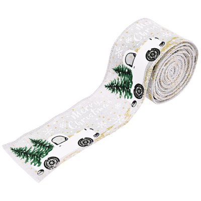 【聖誕印花緞帶】裝飾緞帶-禮物包裝多用途 商品圖片 5