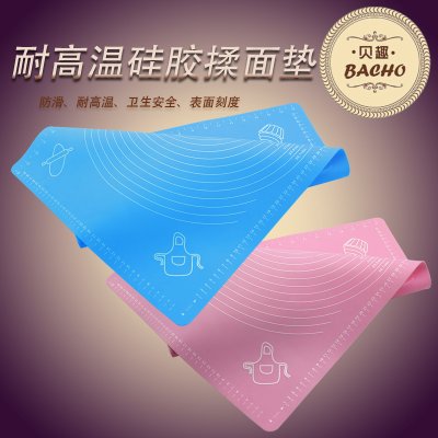 【烘焙必備】矽膠擀麵墊 - 揉麵團墊防沾烘焙工具