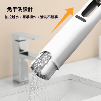 【迷你懶人拖把】免手洗小拖把-桌面車用清潔 商品圖片 3