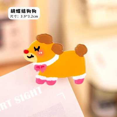【療癒小物】可愛狗狗壓克力夾 - INS風手帳便簽夾 商品圖片 6