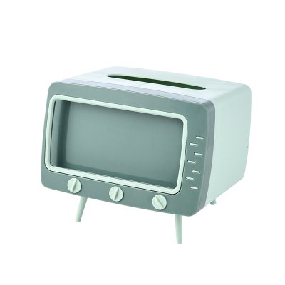 【電視機造型】面紙盒 - 多功能手機支架 商品圖片 7
