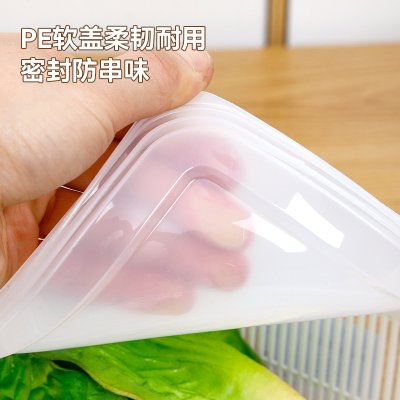 冰箱收納盒 瀝水保鮮盒 廚房冷藏冷凍密封保鮮水果蔬菜盒 商品圖片 3