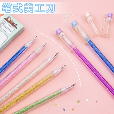 【筆式美工刀】小號設計-手工雕刻裁紙刀頭筆 商品圖片 1