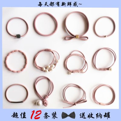 【簡約復古】髮圈12件組 - 多款造型不傷髮 商品圖片 5