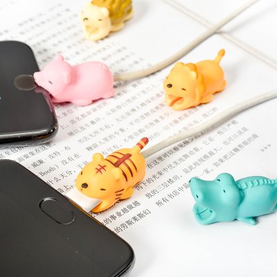 【防斷裂神器】立體動物造型充電線保護套 - 線材補強防護套