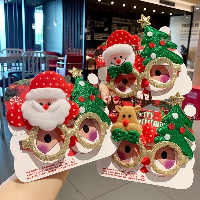 【聖誕造型眼鏡】創意裝飾眼鏡-麋鹿聖誕老人 商品圖片 1