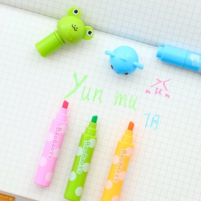 【彩色記號】螢光筆6件組 - 小學生塗鴉筆 商品圖片 2