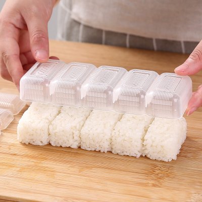 【DIY軍艦模】飯糰模型-創意五格壽司壓模工具 商品圖片 3