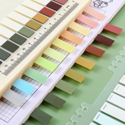 【莫蘭迪索引貼】多功能標籤-透明分類便利貼 商品圖片 3