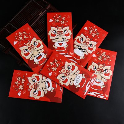 【牛牛圖案】新年紅包袋 - 創意壓歲錢袋 (12個) 商品圖片 2