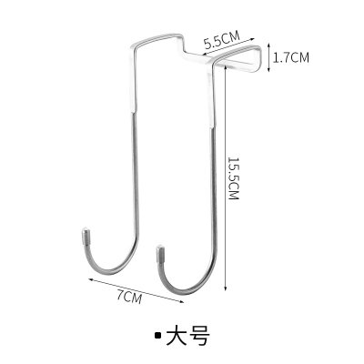 【一體成形】不鏽鋼雙勾掛勾 - 床邊櫥櫃多用途 商品圖片 6