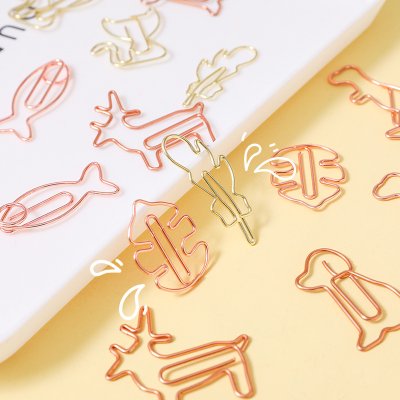 【可愛造型】金屬迴紋針 - 辦公學生文具 (8個) 商品圖片 2