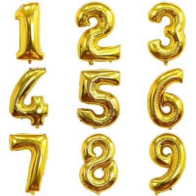 【生日派對】鋁膜氣球套裝 - 數字氣球派對裝飾組合 商品圖片 5