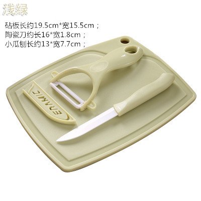 【廚房必備】陶瓷水果刀組 - 家用砧板水果刀削皮刀組合 商品圖片 5