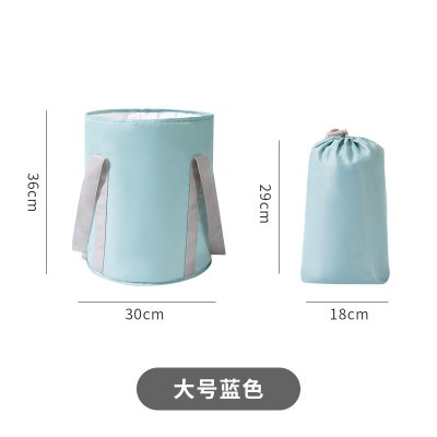 【旅行泡腳桶】折疊保溫-多功能便攜洗臉盆水桶 商品圖片 7