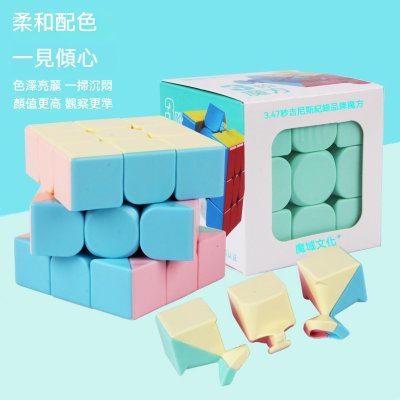 【馬卡龍色】三階魔方 - 專業競速益智玩具 商品圖片 4