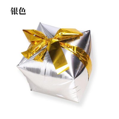 【節慶裝飾】立體禮盒造型鋁箔氣球 - 聖誕派對佈置 商品圖片 8
