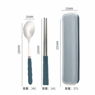 【不鏽鋼便攜餐具】學生餐具組｜輕巧外出必備 商品圖片 7