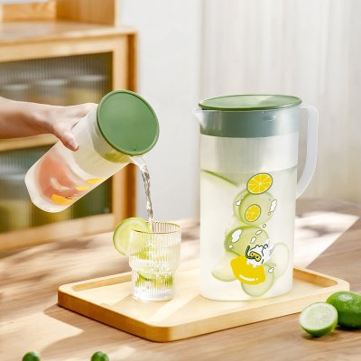 【多功能過濾壺】尖嘴冷水壺-質感泡茶檸檬水夏日壺 商品圖片 2