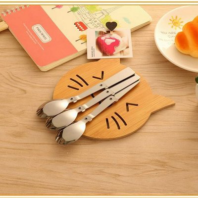 【304不鏽鋼】摺疊餐具組 - 創意勺叉攜帶 商品圖片 3