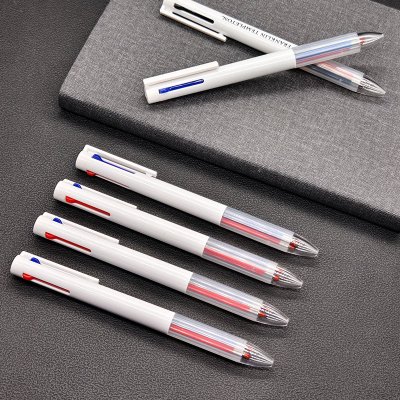 【三色中性筆】黑藍紅三合一 0.5mm大容量滑順書寫 辦公文具批發 商品圖片 3