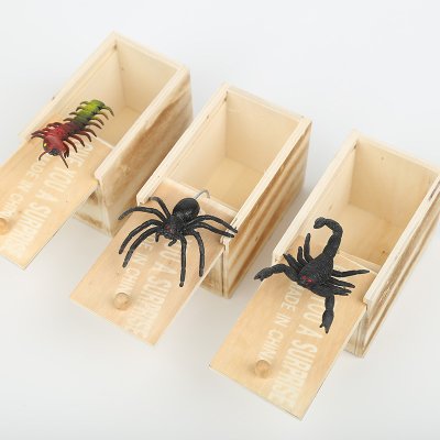 【惡搞整人】木盒玩具 - 逼真蜘蛛蠍子蜈蚣 商品圖片 3