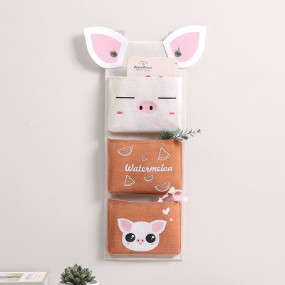 【動物圖案】掛袋 - 多格壁掛帆布收納 商品圖片 2