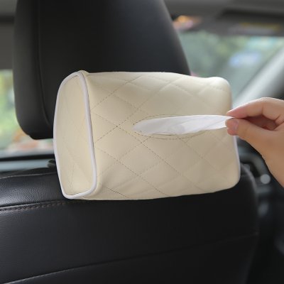【高質感皮革】抽取式面紙套 - 歐式PU皮革紙巾盒車用家用 商品圖片 2
