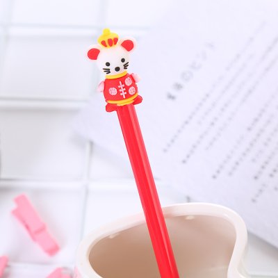 【老鼠造型】矽膠中性筆-可愛辦公文具 商品圖片 9