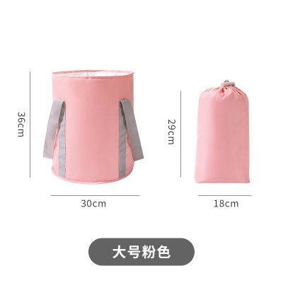 【旅行泡腳桶】折疊保溫-多功能便攜洗臉盆水桶 商品圖片 8