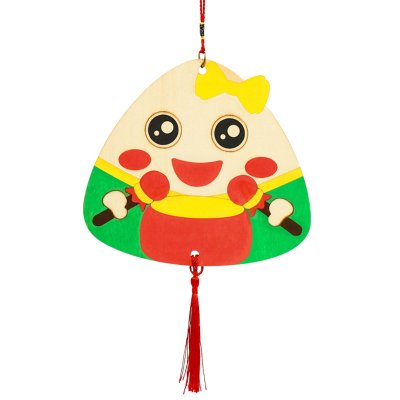 【木質粽子吊飾】端午塗鴉DIY-兒童填色材料 商品圖片 4