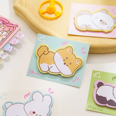 【趴睡動物】異形便利貼 - 萌系N次貼留言備忘錄 商品圖片 2