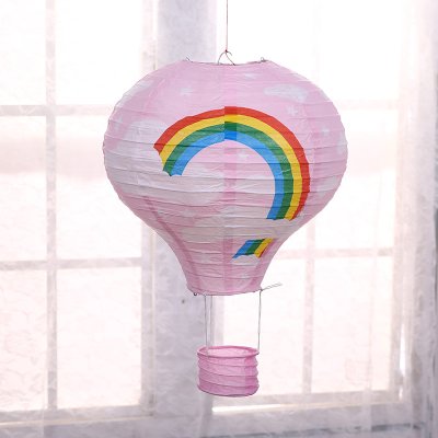【DIY熱氣球】紙燈籠 - 彩虹派對裝飾燈 商品圖片 5