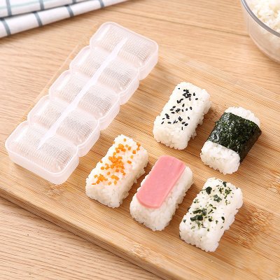 【DIY軍艦模】飯糰模型-創意五格壽司壓模工具 商品圖片 1