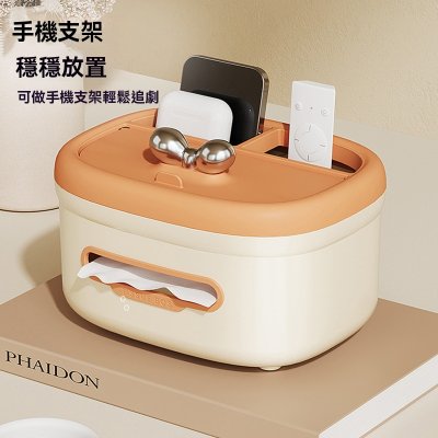 【蝴蝶結設計】多功能面紙盒 - 優雅桌面收納盒 商品圖片 4