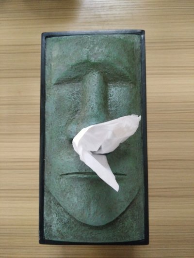 【復活島石像】立體面紙盒-創意藝術擺件 商品圖片 2