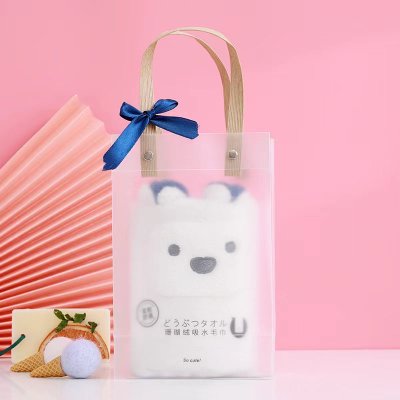 【可愛耳朵】珊瑚絨包頭巾 - 超吸水擦髮洗臉巾 商品圖片 2