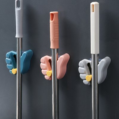 【拇指造型勾】拖把掛勾-廚房浴室掃具固定掛架 商品圖片 3