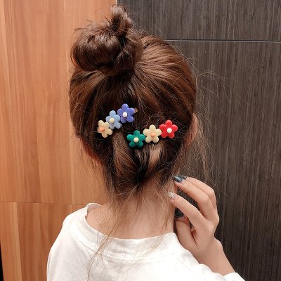 【3朵小花】撞色髮夾 - 時尚可愛瀏海夾 商品圖片 3