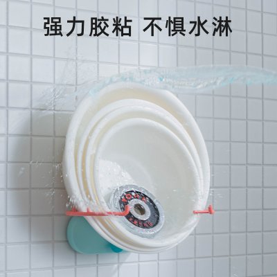 【鹿角收納架】臉盆架-浴室黏貼創意置物架 商品圖片 2