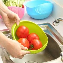 【雙層設計】瀝水籃 - 洗菜洗米多功能盆 商品圖片 2