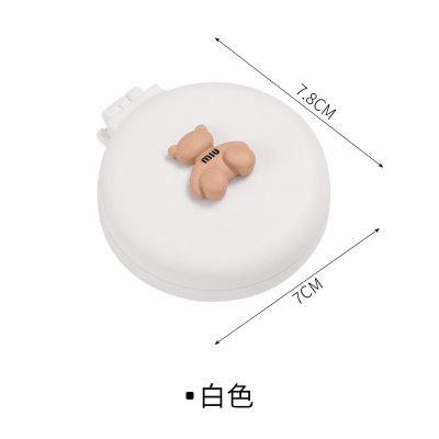 【二合一設計】小熊氣墊梳 - 折疊鏡子梳 商品圖片 5
