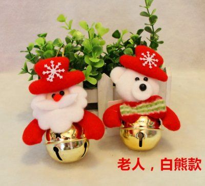 【鈴鐺造型】聖誕裝飾品組合 - 聖誕老人雪人麋鹿節日贈品 商品圖片 2