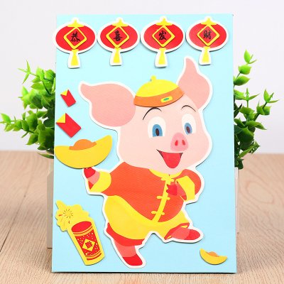 【立體賀卡】新年DIY卡片材料包-春節手作 商品圖片 8