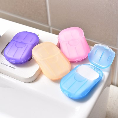 【隨身攜帶】香皂片 - 防疫客製禮品 (20片)