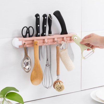 【不鏽鋼】無痕廚具架 - 6掛鉤收納 商品圖片 3